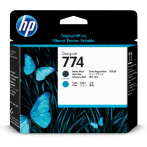 HP 774 Matte Black/Cyan DesignJet Printhead (HP DesignJet Z6610 only) (P2W01A)