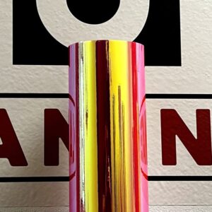 6 mil Rose/Gold Holographic PVC Vinyl