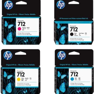 HP 712 DesignJet Ink for technical drawings and vibrant prints