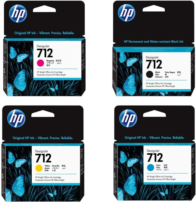 HP 712 DesignJet Ink for technical drawings and vibrant prints