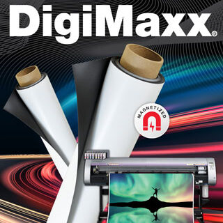 DigiMaxx Vinyl magnetic sheets for vehicle magnets and signage